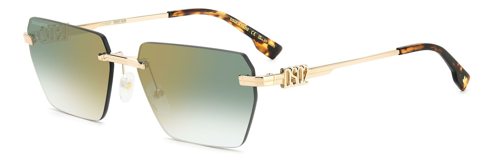Dsquared2 D2 0102/S - Pef57D6 Grn Sf Gdsp Ar Erkek Güneş Gözlüğü