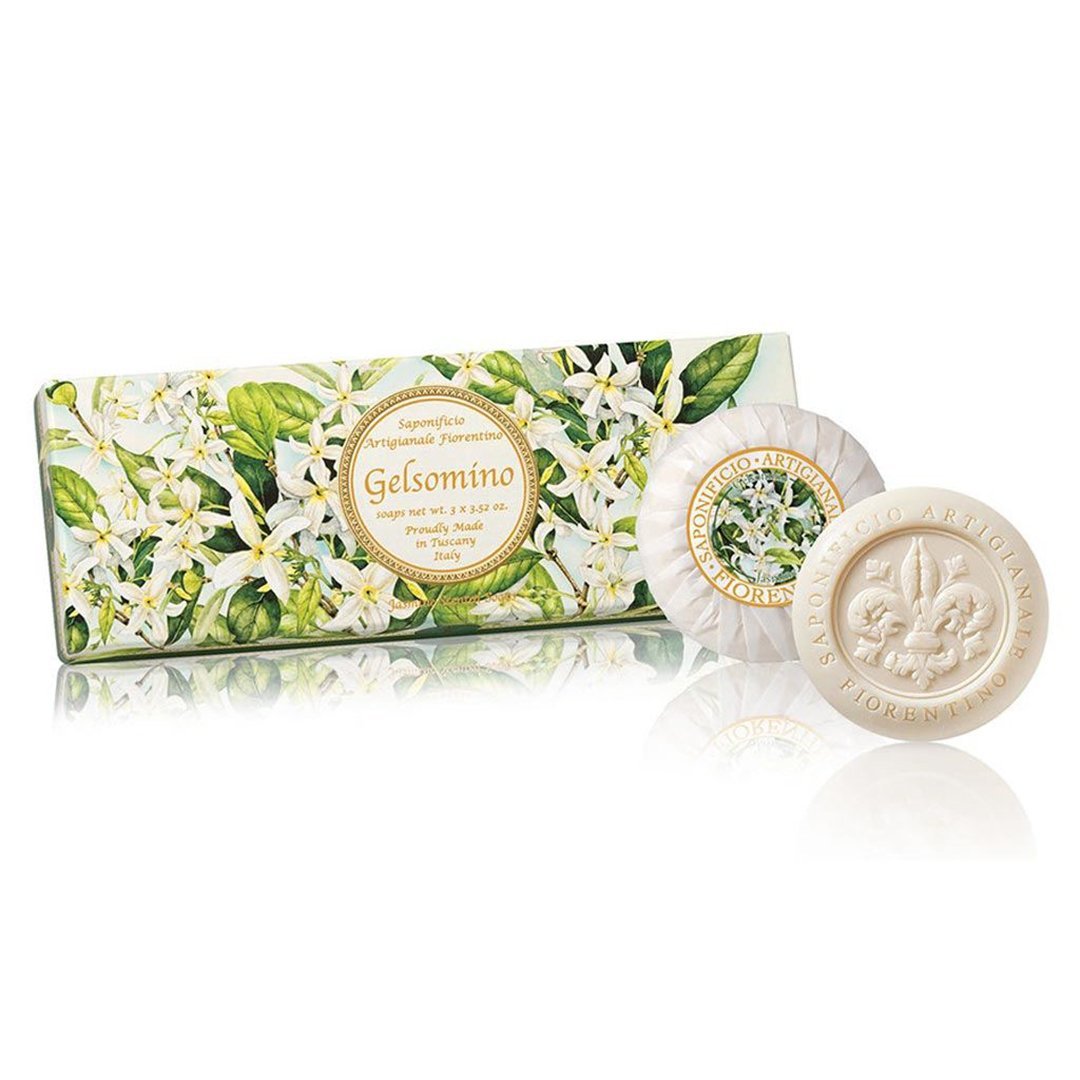 Saponificio Artigianale Fiorentino Sabun 3*100 Gr - Jasmine