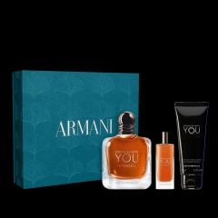Emporio Armani Stronger With You Intensely Edp 100 Ml + Shower Jel 75 Ml + Edp 15 Ml