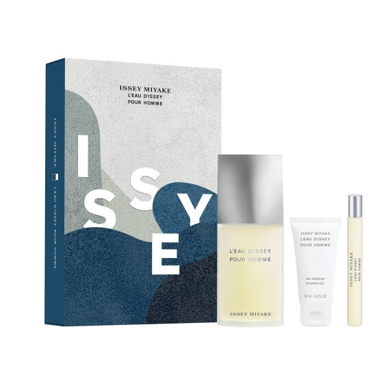 Issey Miyake L'Eau D'Issey Pour Homme Edt 125 Ml + Body Lotion 50 Ml + Edt 10 Ml - 1