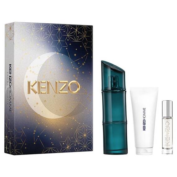 Kenzo Homme Edt 110 Ml + Shower Gel 75 Ml + Edt 10 Ml - 1