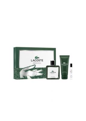 Lacoste Original Parfum 100 Ml + Shower Gel 100 Ml + Parfum 7,5 Ml - Lacoste