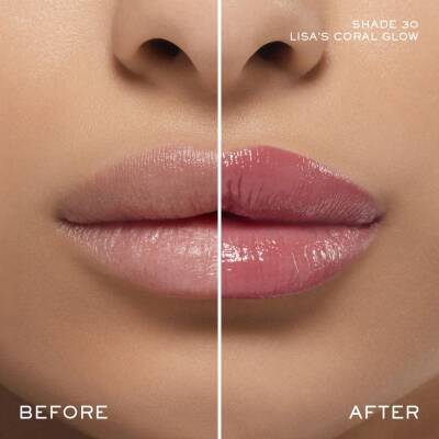 Lancome Idole Lip Butterglow Lip Balm 30- Lisa's Coral Glow - 4