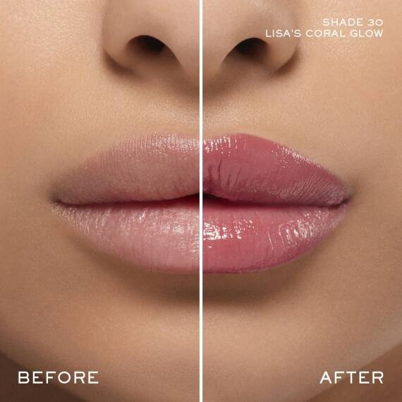 Lancome Idole Lip Butterglow Lip Balm 30- Lisa's Coral Glow - 4