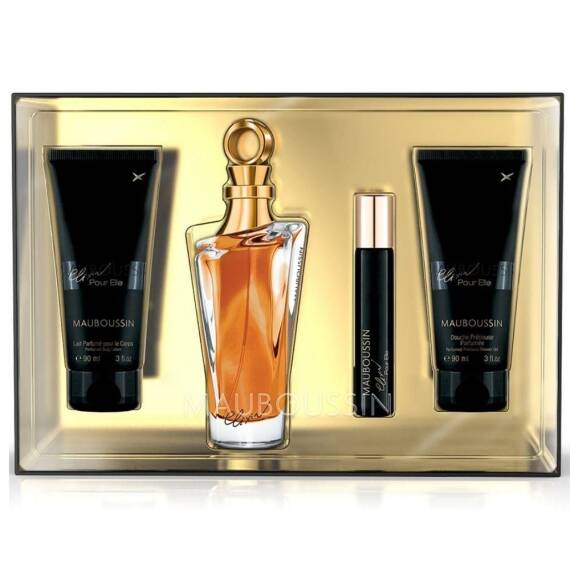 Mauboussin Elixir Pour Elle Edp 100 Ml + Duş Jeli 90 Ml + Vücut Losyonu 90 Ml + Edp 20 Ml - 1