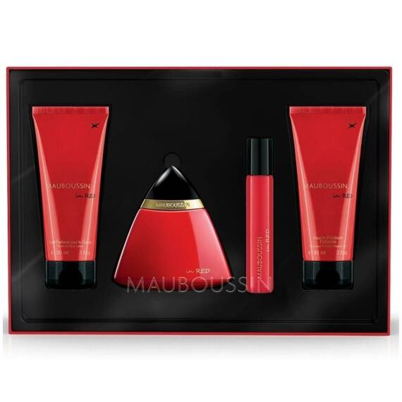 Mauboussin In Red Edp 100 Ml + Duş Jeli 90 Ml + Vücut Losyonu 90 Ml + Edp 20 Ml - 1