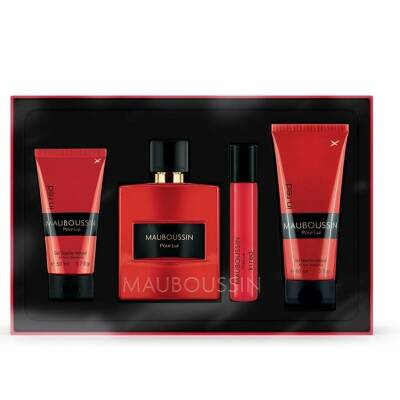 Mauboussin Pour Lui In Red Edp 100 Ml + Duş Jeli 90 Ml + Duş Jeli 50 Ml + Edp 20 Ml - 1