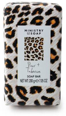 Ministry Of Soap Sabun Bar Wild Side Leopard Pear & Tuberose 200 Gr - 1