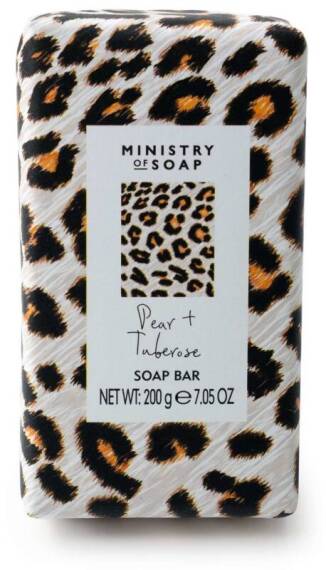 Ministry Of Soap Sabun Bar Wild Side Leopard Pear & Tuberose 200 Gr - 1