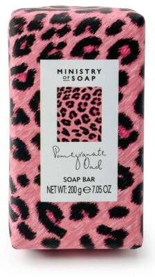 Ministry Of Soap Sabun Bar Wild Side Pink Leopard Pomegranate & Oud 200 Gr - 1