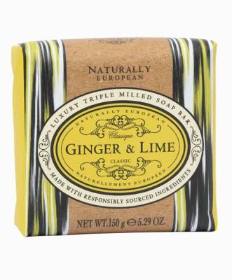 Naturally European Sabun Ginger & Lime 150 Gr - Naturally European