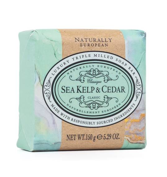 Naturally European Sabun Sea Kelp & Cedar 150 Gr - 1