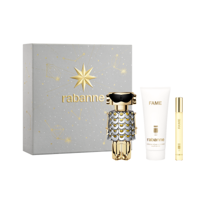Rabanne Fame Edp 80 Ml + Body Lotion 100 Ml + Edp 10 Ml - Rabanne