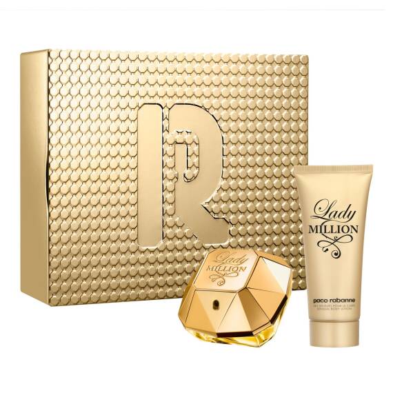 Rabanne Lady Million Edp 80 Ml + Body Lotion 100 Ml - 1