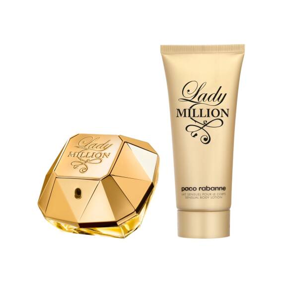 Rabanne Lady Million Edp 80 Ml + Body Lotion 100 Ml - 2