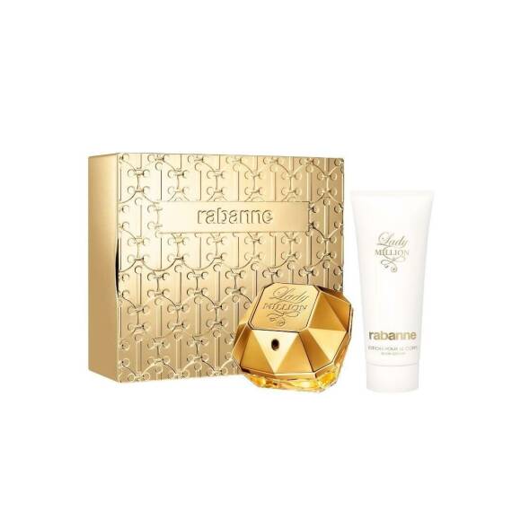 Rabanne Lady Million Edp 80 Ml + Body Lotion 100 Ml - 1