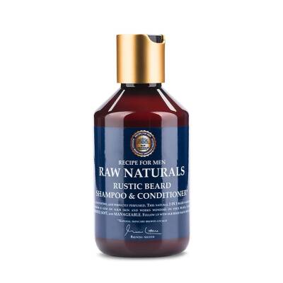 Raw Naturals Sakal Şampuanı ve Kremi Rustic 250 Ml - 1