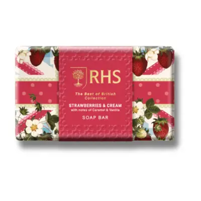 Rhs The Best Of British Strawberries & Cream Sabun 200 Gr - 1