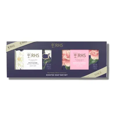 Rhs The Flower Show White Blooms With Notes Of Rose & Peony - Magnolia & Tuberose Sabun 2x200 Gr - 1