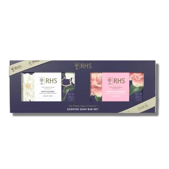 Rhs The Flower Show White Blooms With Notes Of Rose & Peony - Magnolia & Tuberose Sabun 2x200 Gr - 1