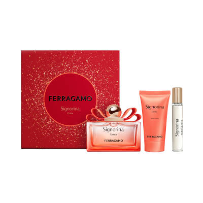 Salvatore Ferragamo Signorina Unica Edp 100 Ml + Body Lotion 100 Ml + Edp 15 Ml - Salvatore Ferragamo