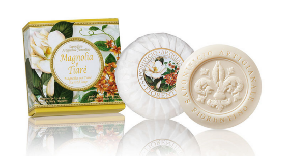 Saponificio Artigianale Fiorentino Sabun 100 Gr - Magnolia And Tiare - 2