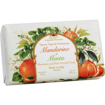 Saponificio Artigianale Fiorentino Sabun 250 Gr - Tangerine And Mint - 2