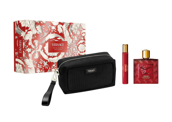 Versace Eros Flame Edp 100 Ml + Edp 10 Ml + Çanta - 1