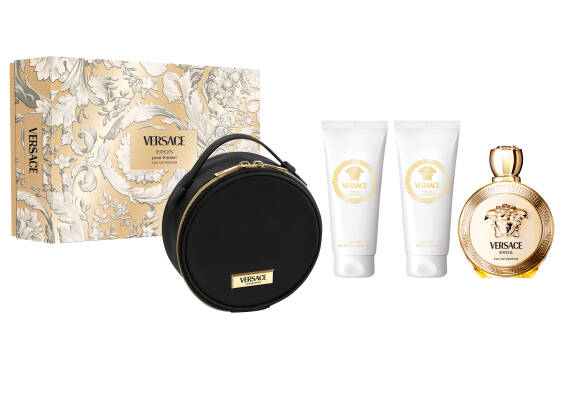 Versace Eros Pour Femme Edp 100 Ml + Body Lotion 100 Ml + Shower Gel 100 Ml + Çanta - 1