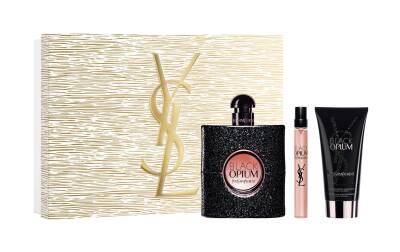 Yves Saint Laurent Black Opium Edp 90 Ml + Body Lotion 50 Ml + Edp 10 Ml - Yves Saint Laurent