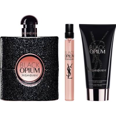 Yves Saint Laurent Black Opium Edp 90 Ml + Body Lotion 50 Ml + Edp 10 Ml - 2