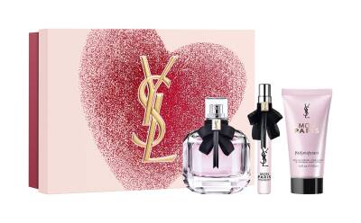 Yves Saint Laurent Mon Paris Edp 90 Ml + Body Lotion 50 Ml + Edp 10 Ml - Yves Saint Laurent